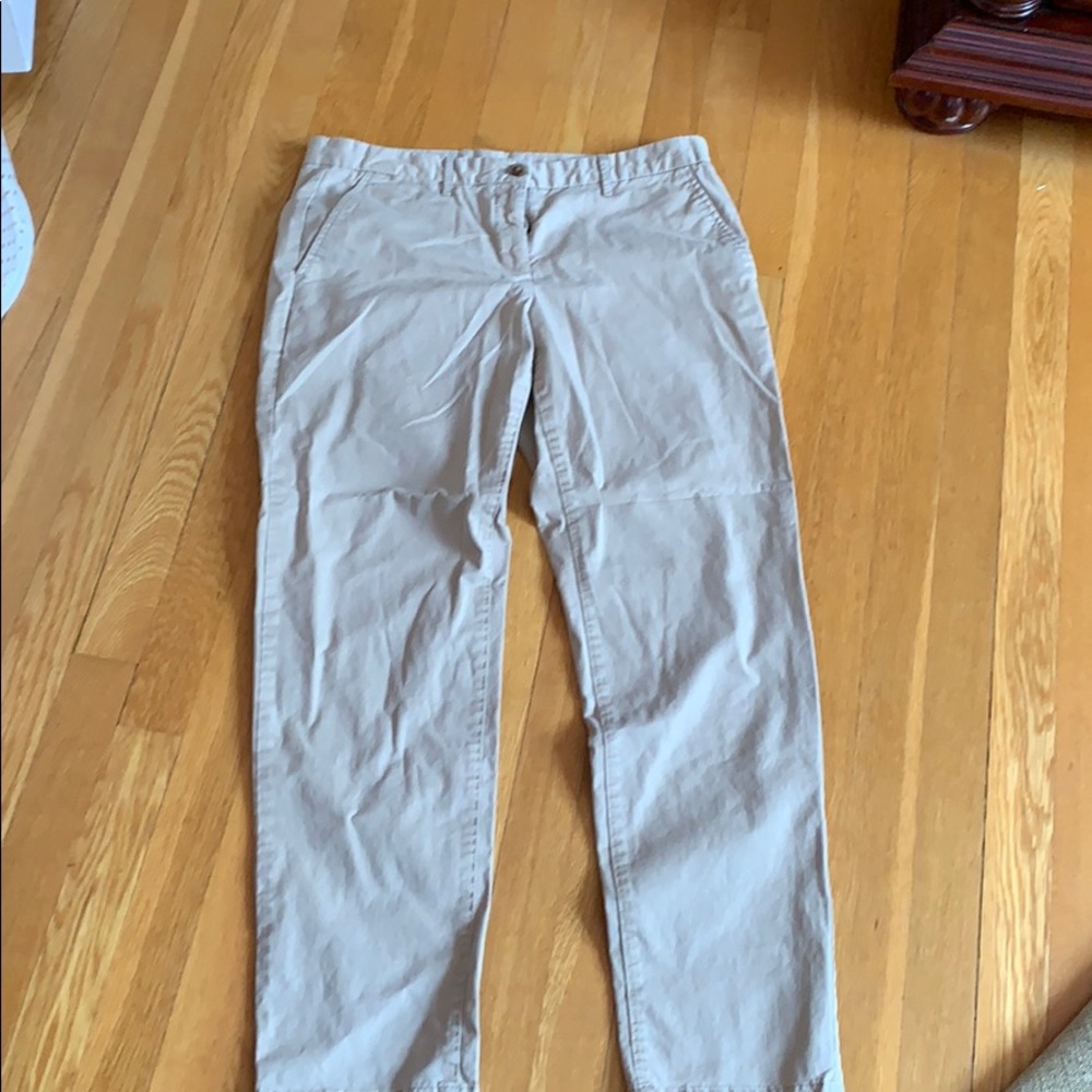 Size 8 broken in khakis by GAP